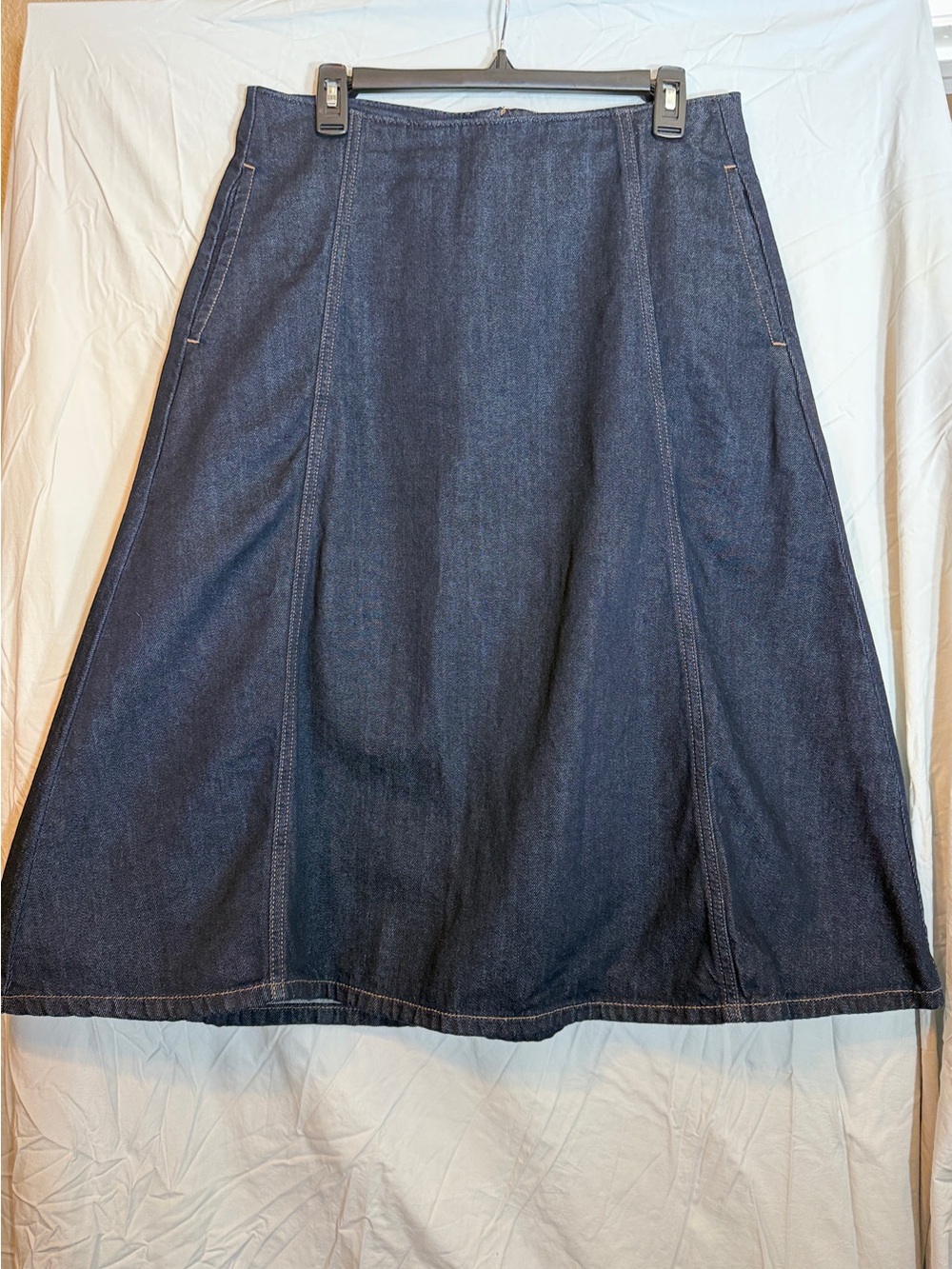 Old Navy Dark Blue Denim A-Line Skirt